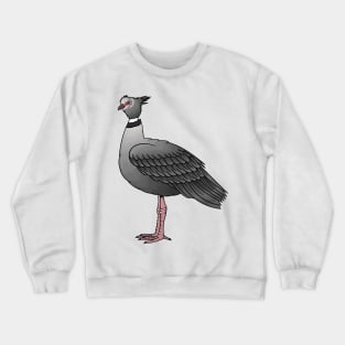 Southern screamer bird cartoon illustration Crewneck Sweatshirt